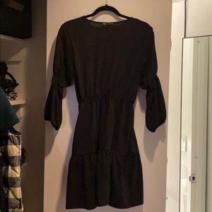 Zara stretchy S black dress!